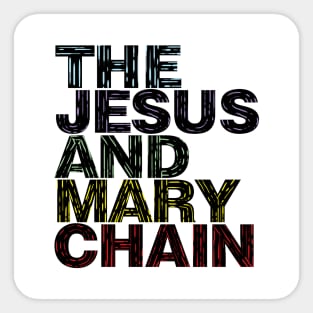 jesus and maty Sticker